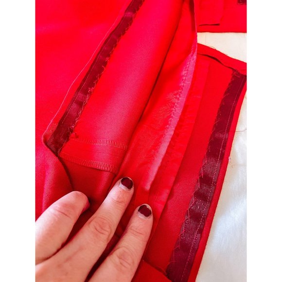 Vintage Red Pencil Skirt Simon Ellis 60s 70s - Picture 9 of 9